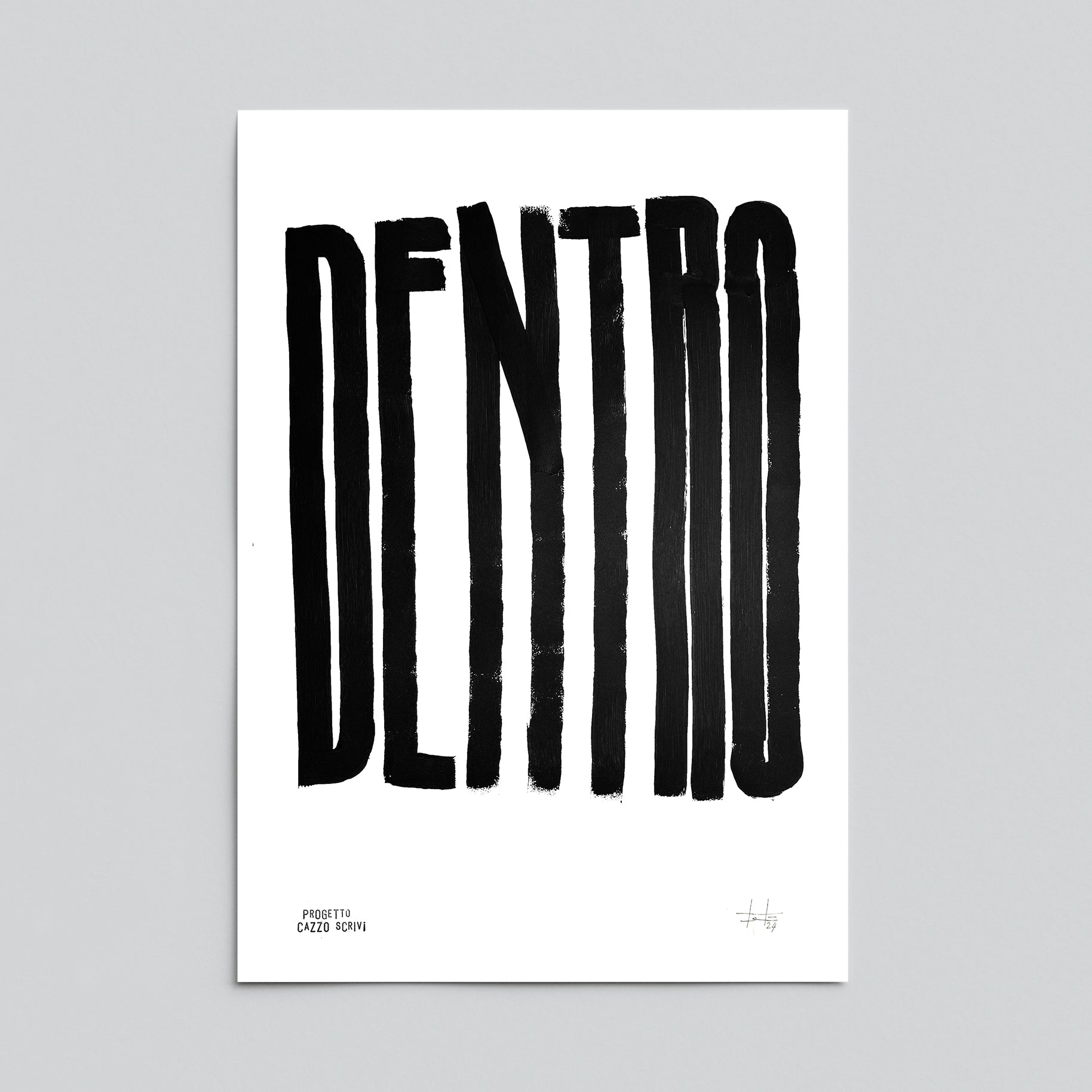 Poster Dentro Handmade by Teti