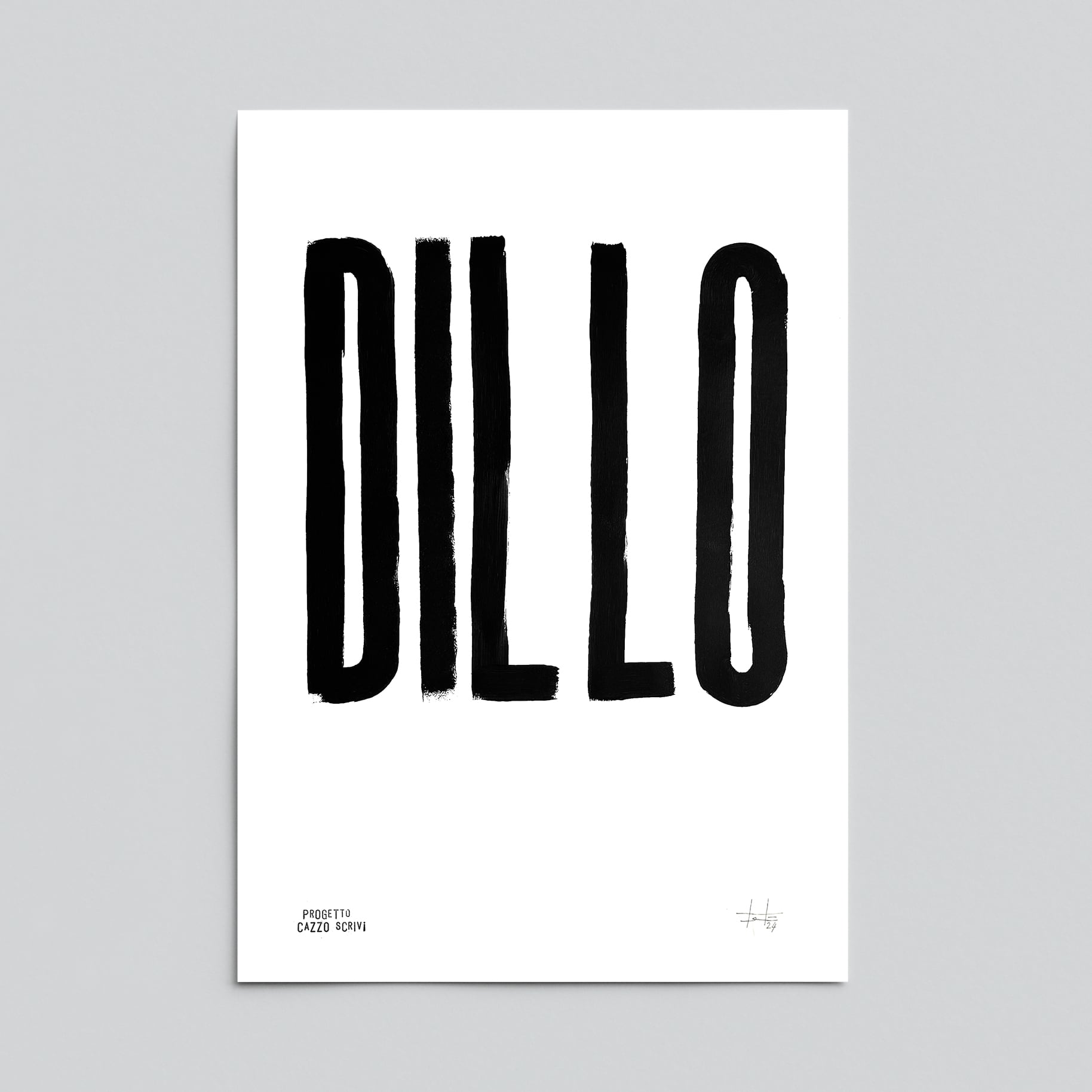 Poster Dillo Handmade by Teti