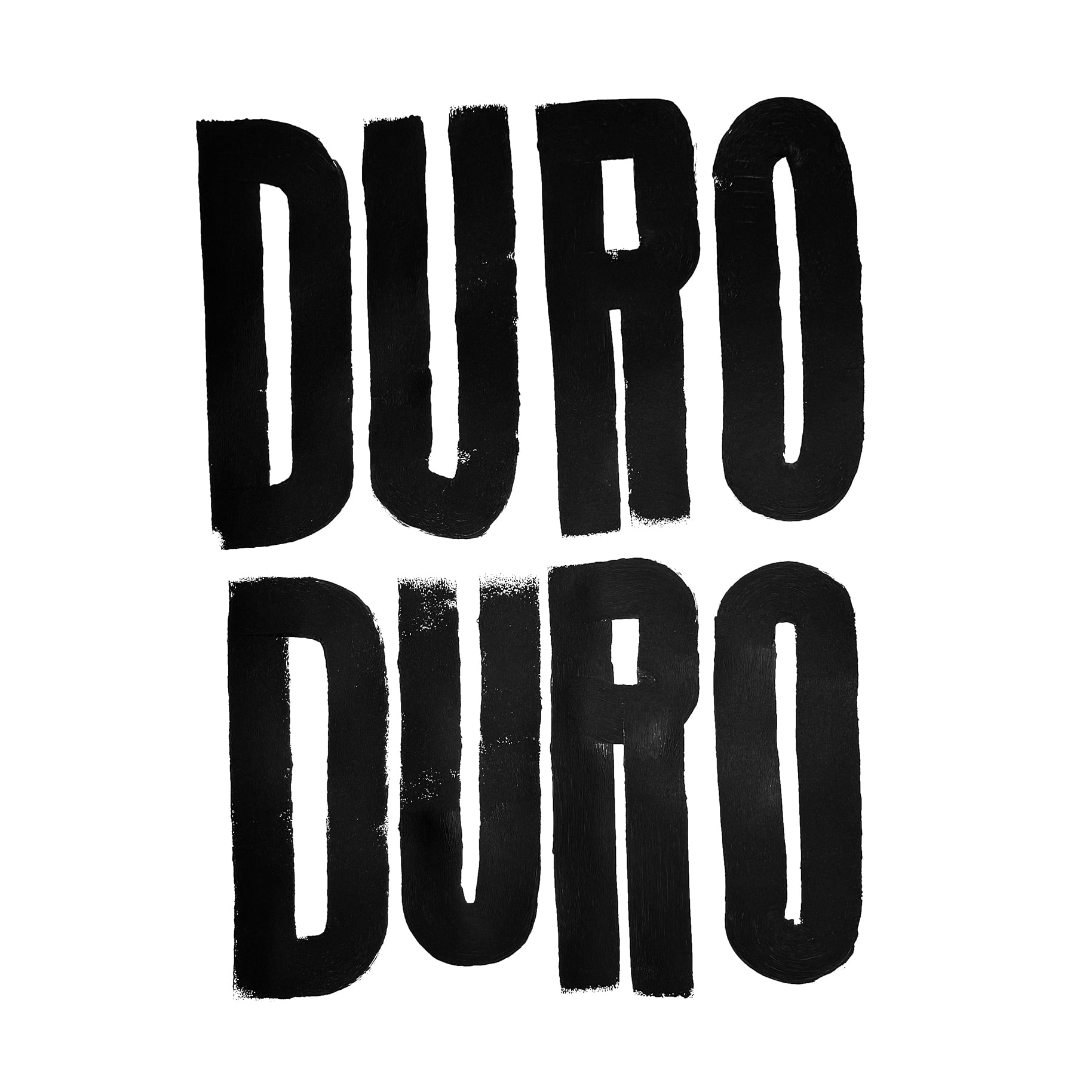 Poster Duro Duro Handmade by Teti