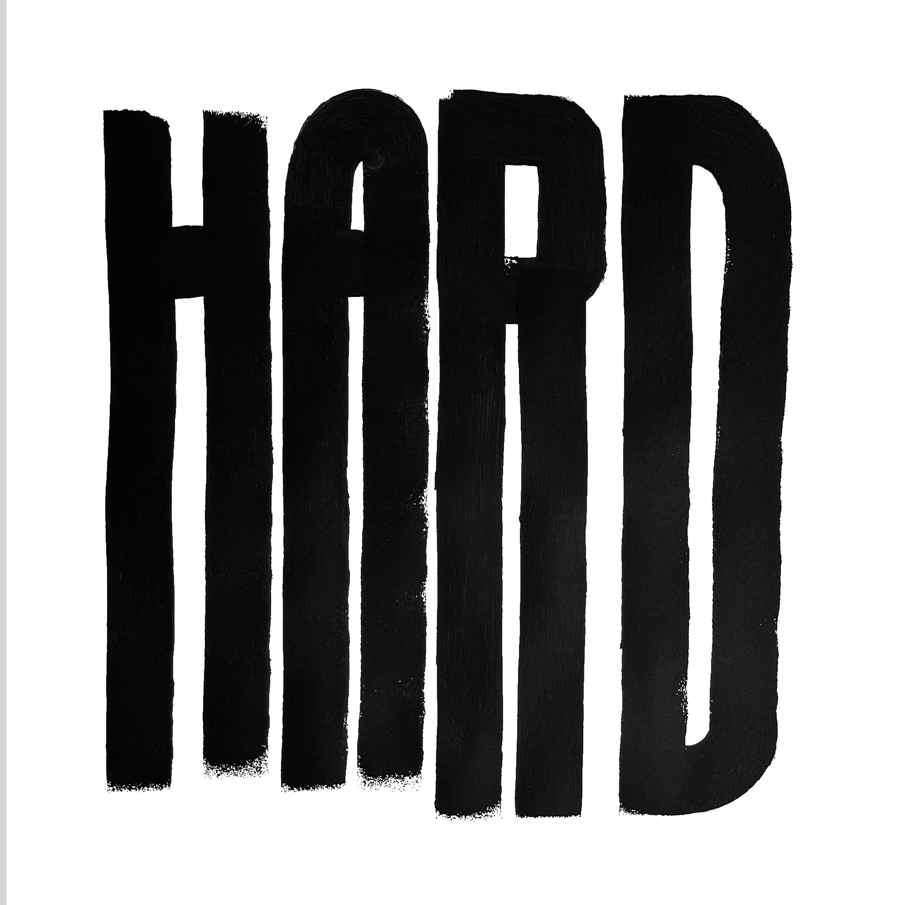 Poster Hard Dettaglio Handmade by Teti