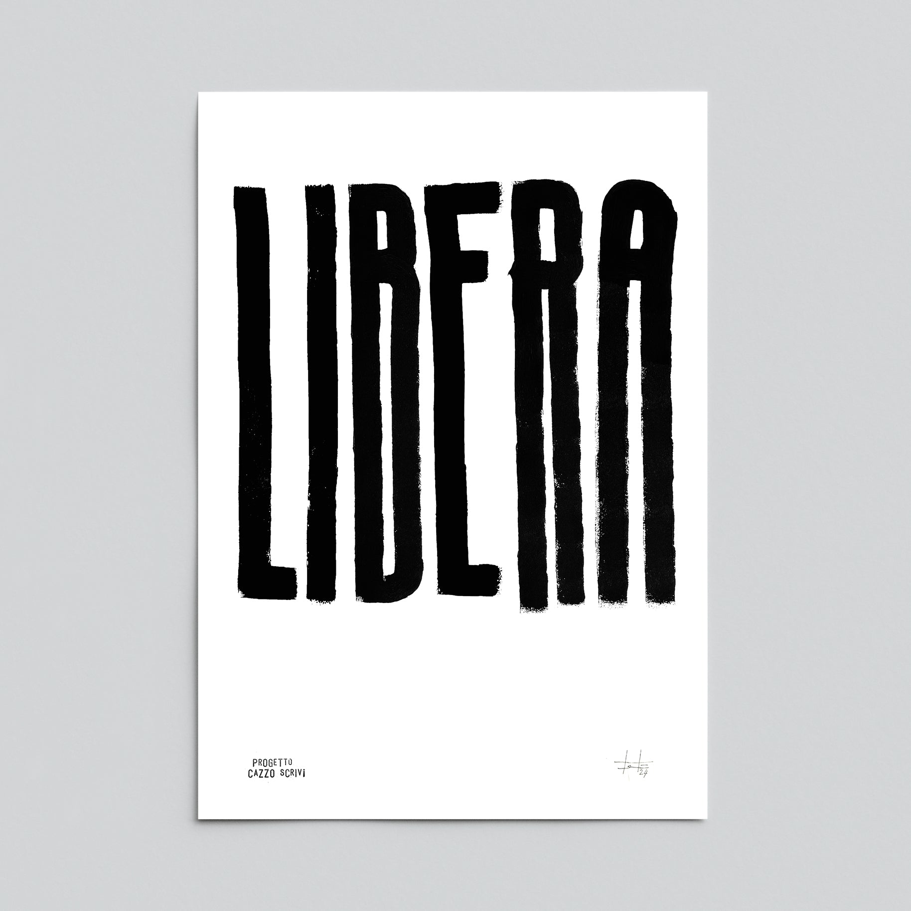 Poster Libera Handmade by Teti