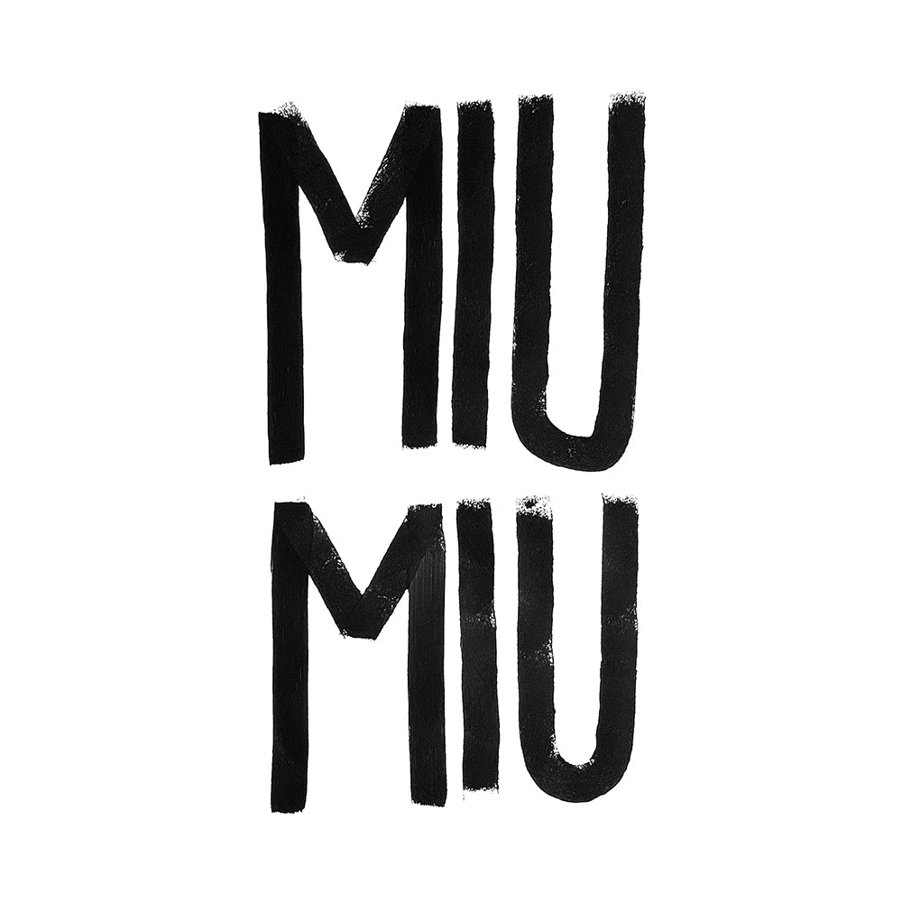 Poster Miu Miu Dettaglio Handmade by Teti