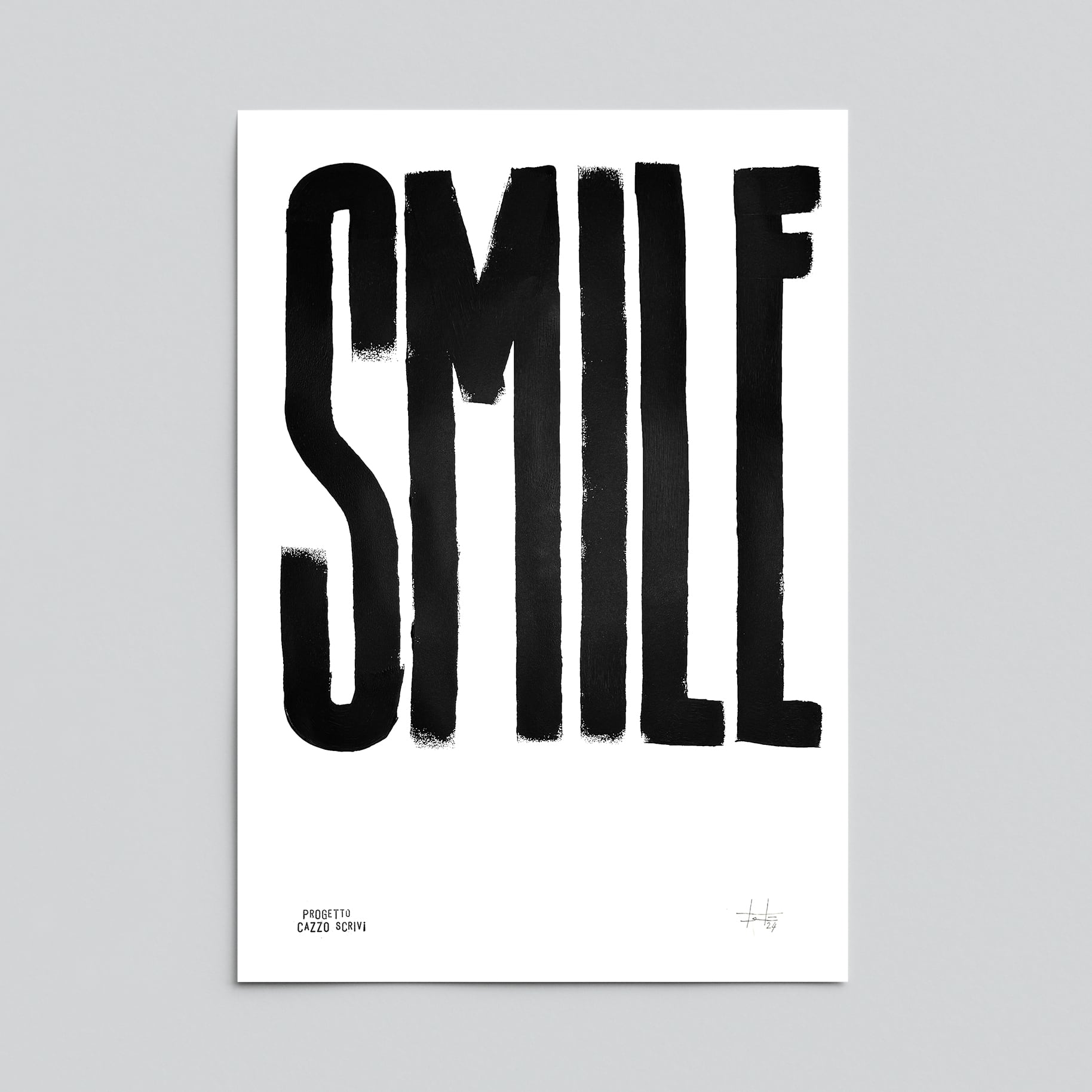 Poster Smile Handmade by Teti