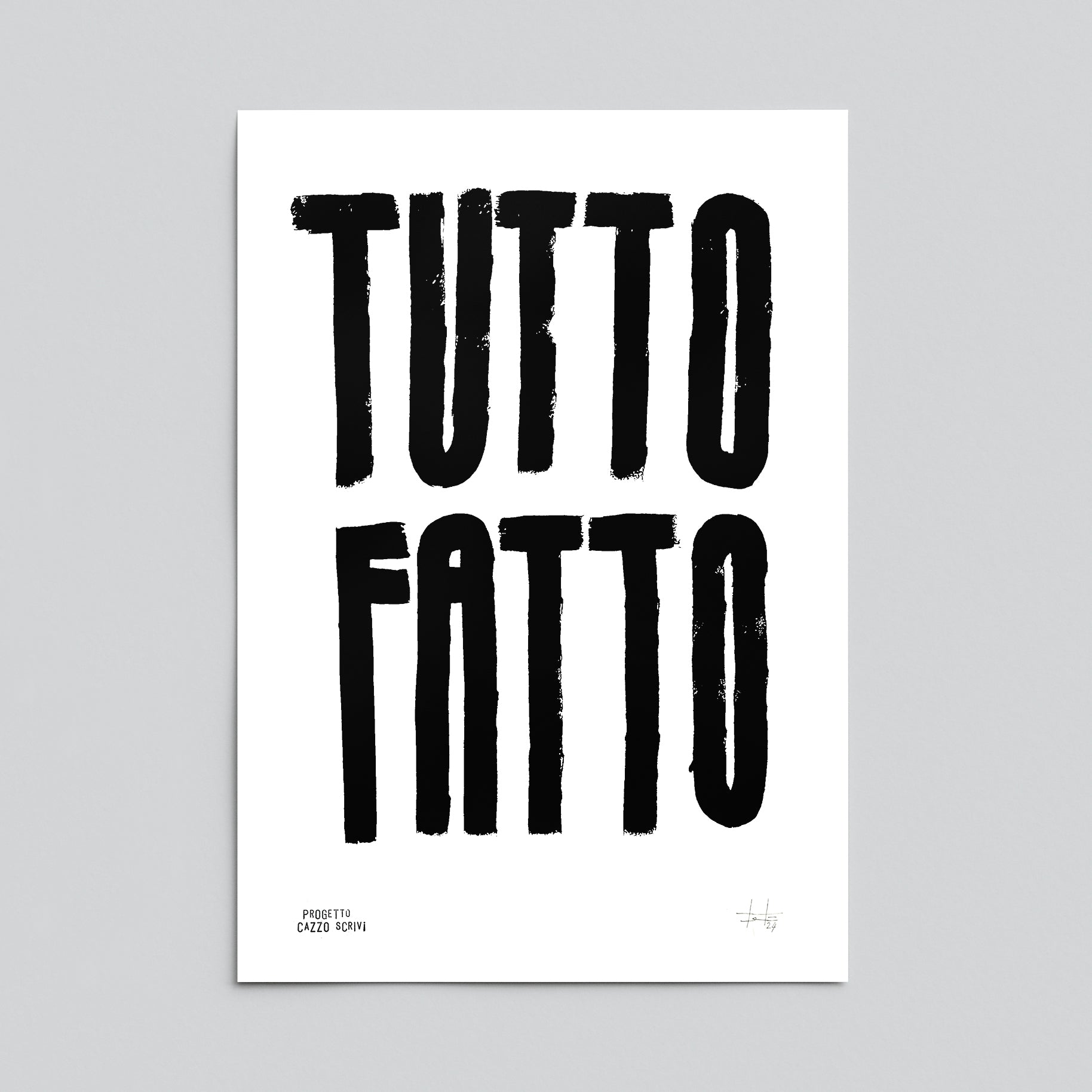 Poster Tutto Fatto Handmade by Teti