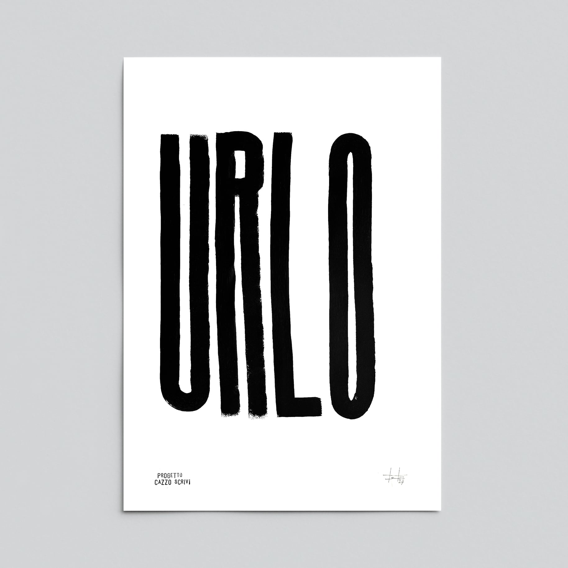 Poster Urlo Handmade by Teti