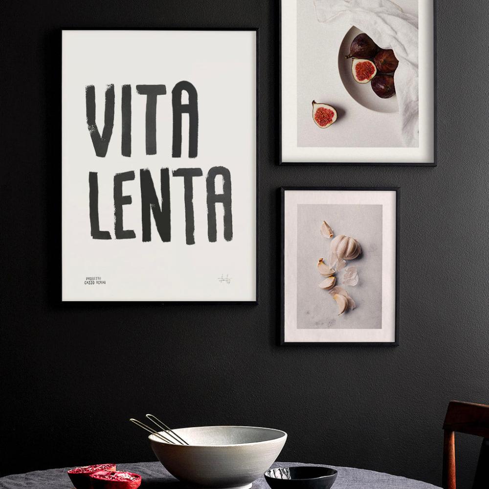 Poster Vita Lenta Handmade by Teti