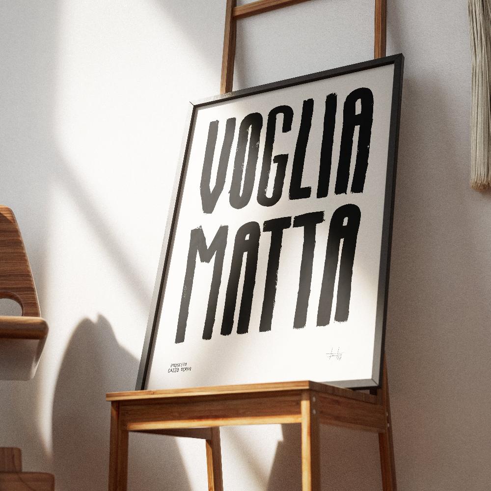 Poster Voglia Matta Handmade by Teti