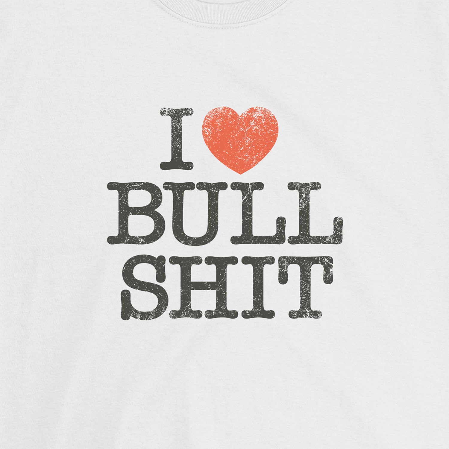 Dettaglio T-shirt I Love Bullshit by Teti